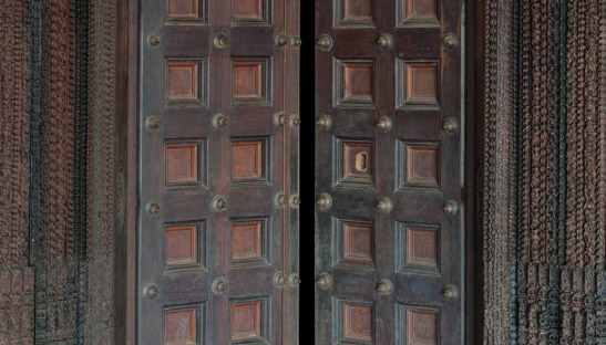 featured chettinad doorway of indian heritage centre
